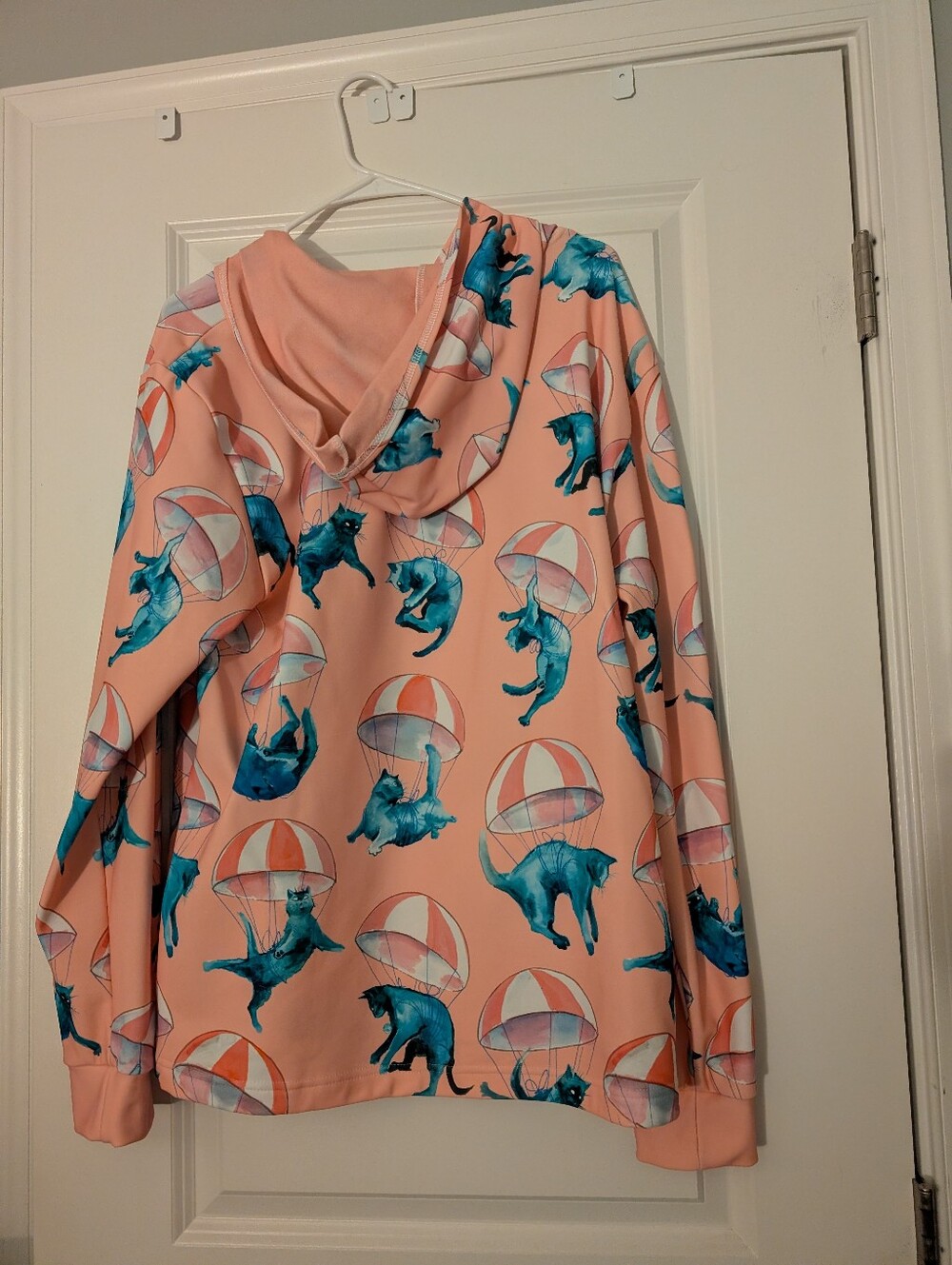 OG Blackmilk x Lora Zombie Parachute Kitties Hoodie - Picture 2 of 3